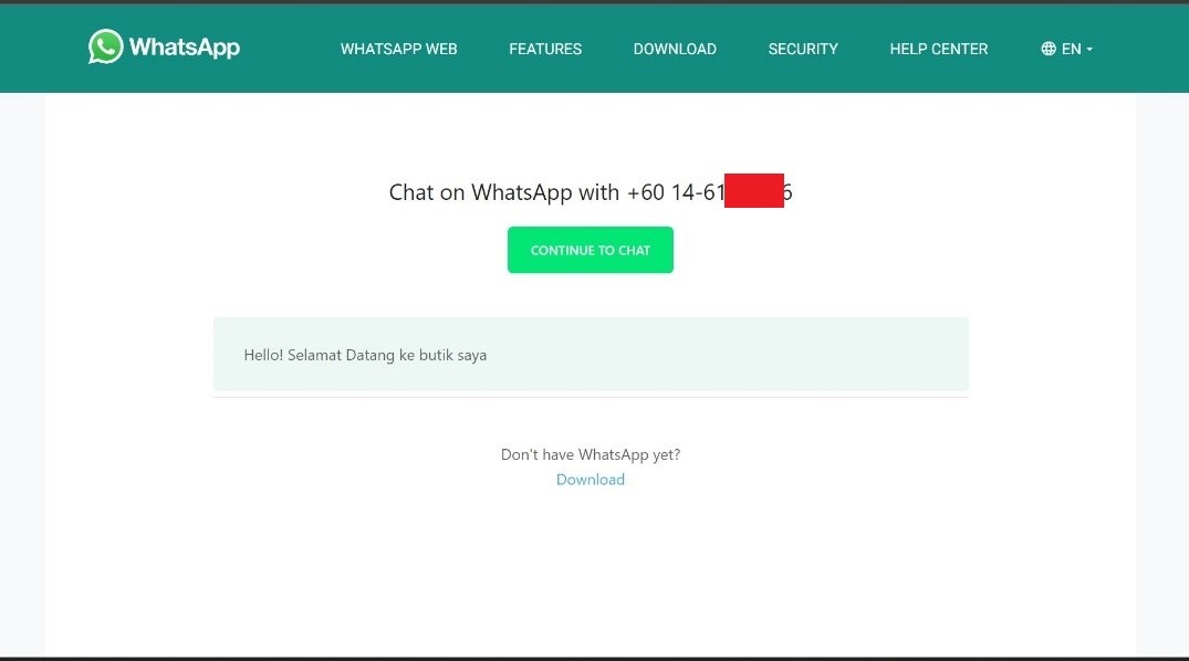 Cara Membuat Link Whatsapp (Mudah dan Percuma) - Planning.com.my
